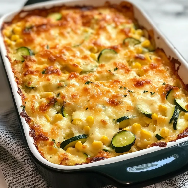 Savory Garden Zucchini Casserole - Alrightwithme