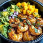 Shrimp Avocado Mango Bowls