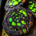 Slime Filled Halloween Cookies