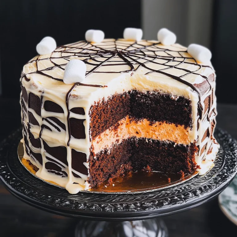 Spiderweb Cake
