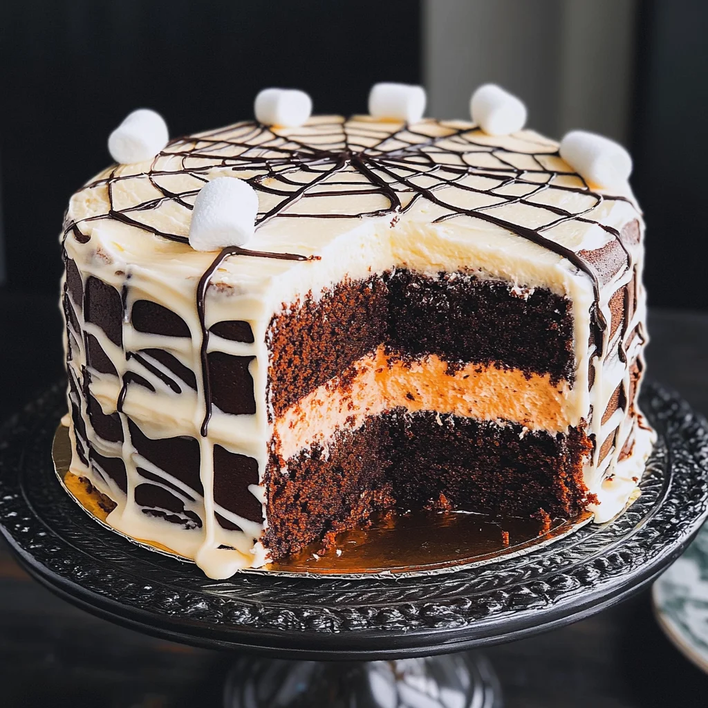 Spiderweb Cake
