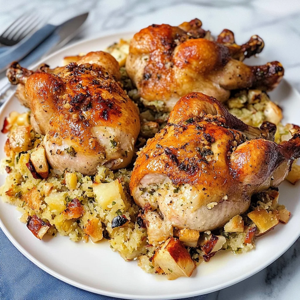 Stuffed Cornish Game Hens