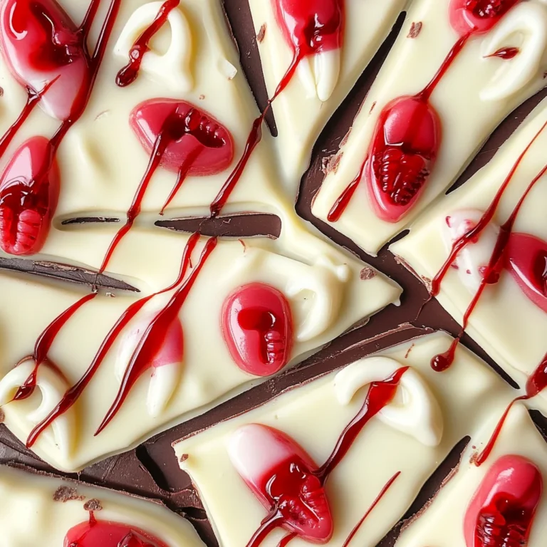 Vampire Chocolate Halloween Bark