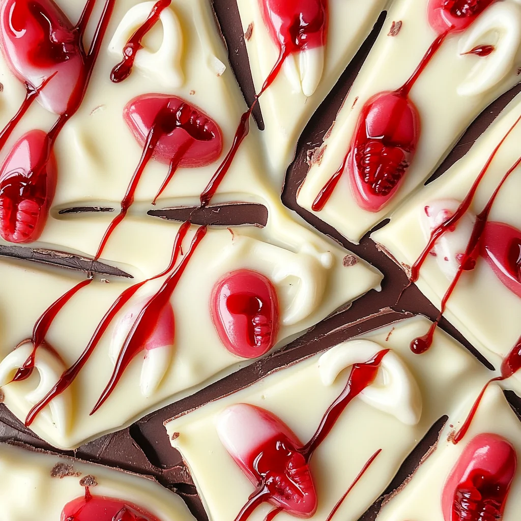 Vampire Chocolate Halloween Bark