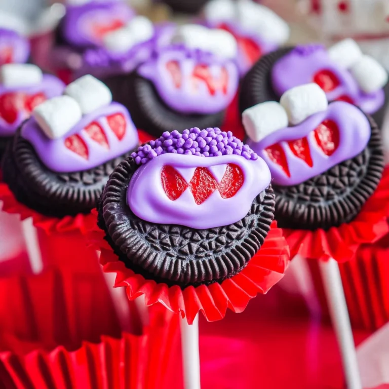 Vampire Oreo Pops