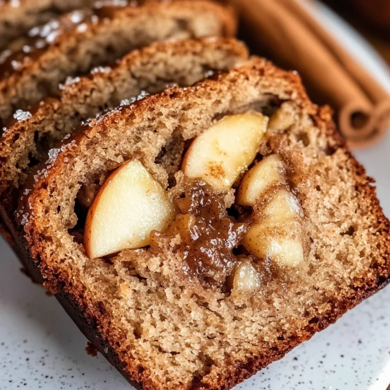 Warm Cinnamon-Spiced Apple Bread