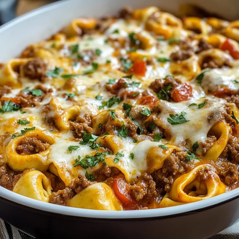 Cheesy Taco Tortellini Bake: Easy, Delicious Family Dinner!