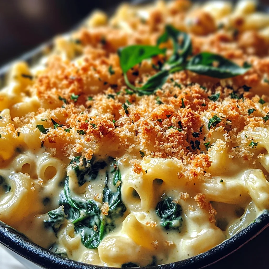 Creamed Spinach Mac and Cheese: A Comforting Delight
