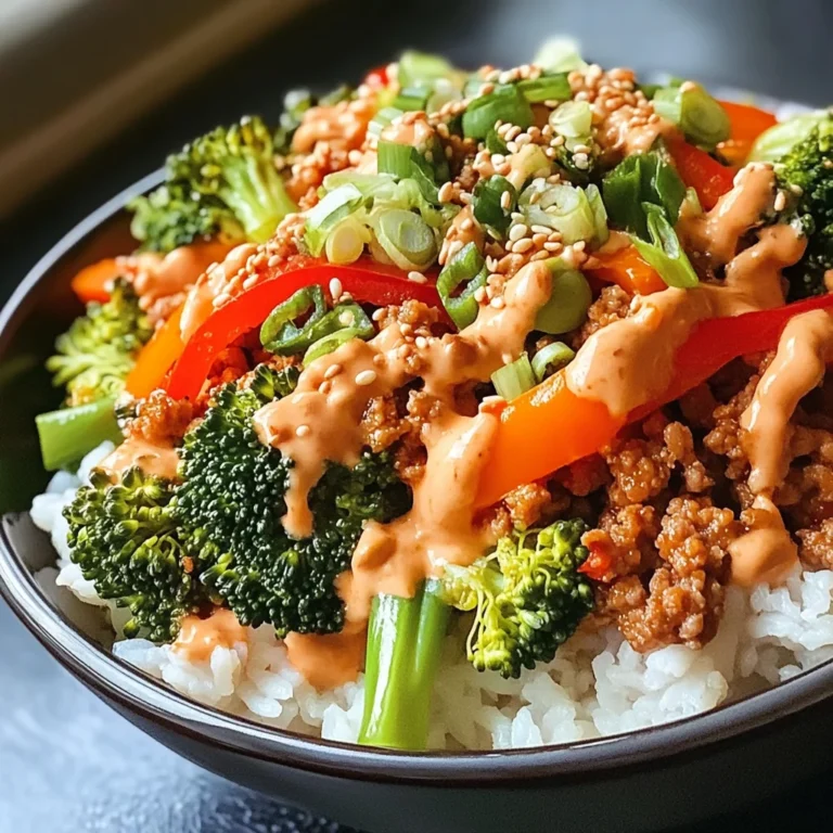 Delicious Bang Bang Ground Turkey Rice Bowls Recipe!