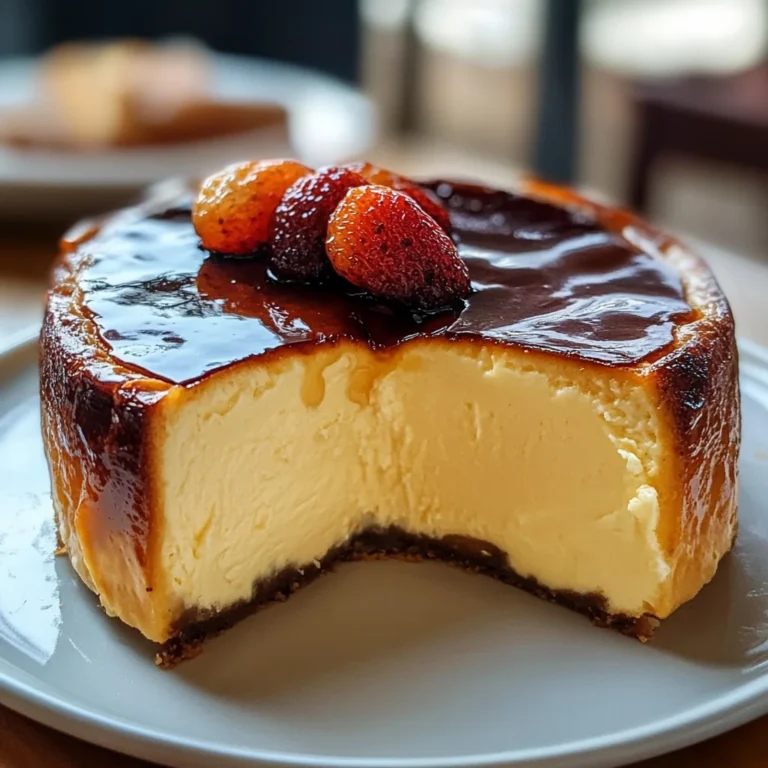 Delicious Burnt Basque Cheesecake Made in a Loaf Pan