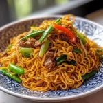 Delicious Cantonese Chow Mein Recipe with Beef & Veggies