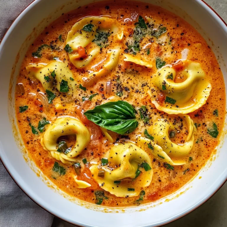 Delicious Cheesy Tomato Tortellini Soup Recipe to Savor