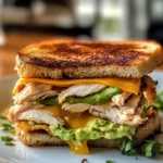 Delicious Chicken Avocado Melt Sandwich Recipe to Savor!
