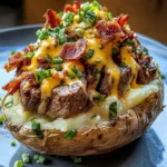Delicious Loaded Steak Potato Recipe for Meat Lovers