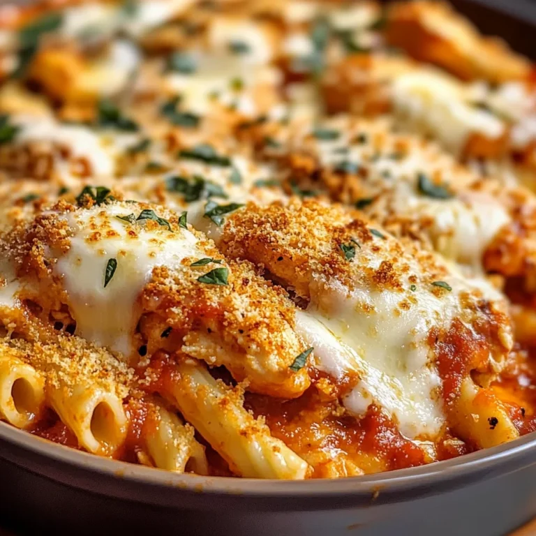 Easy Dump And Bake Chicken Parmesan Casserole Recipe