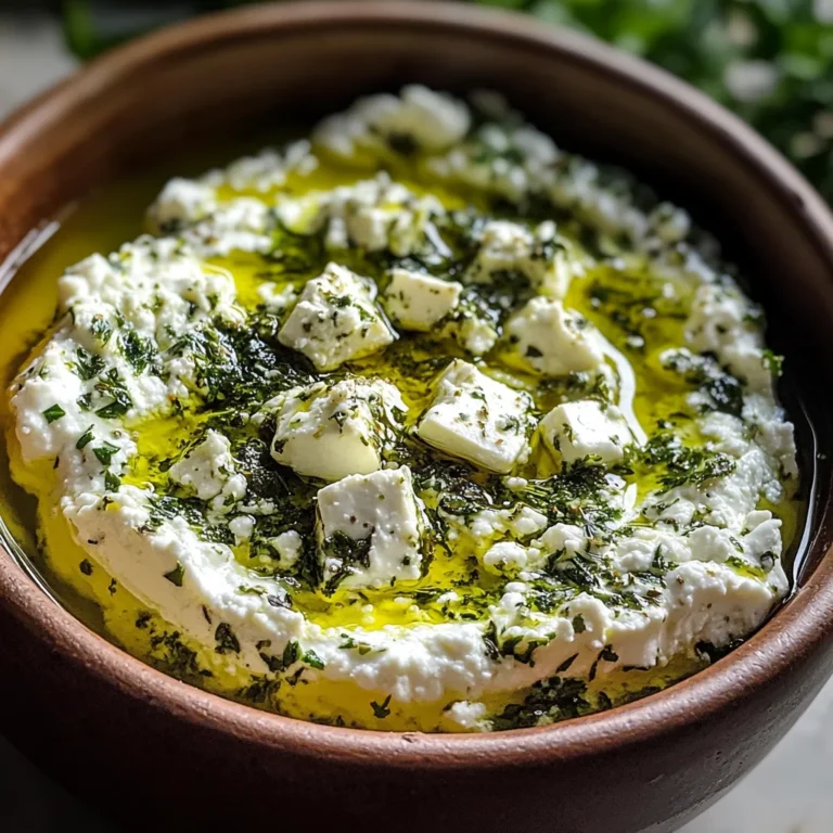 Easy Herb and Feta Olive Oil Dip Recipe for Flavorful Snacking