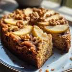Easy Pear Walnut Cake Recipe: Moist and Delicious Delight