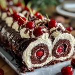 Elegant Black Forest Cake Roll Recipe - Decadent & Easy!