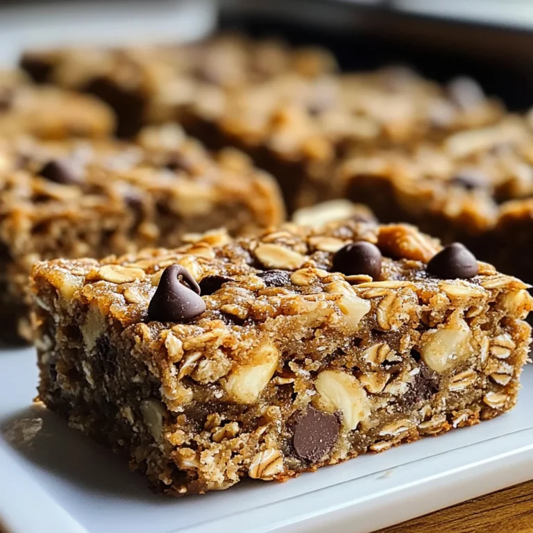 Irresistible Banana Oatmeal Bars: Healthy Snacking Delight!