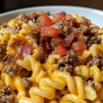 Loaded Beef Bacon Cheeseburger Pasta - A Flavor Explosion!