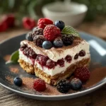 Non-Alcoholic Berry Spekulatius Tiramisu Delight