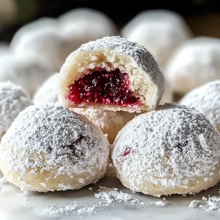 Raspberry Almond Snowball Cookies: A Delightful Treat!