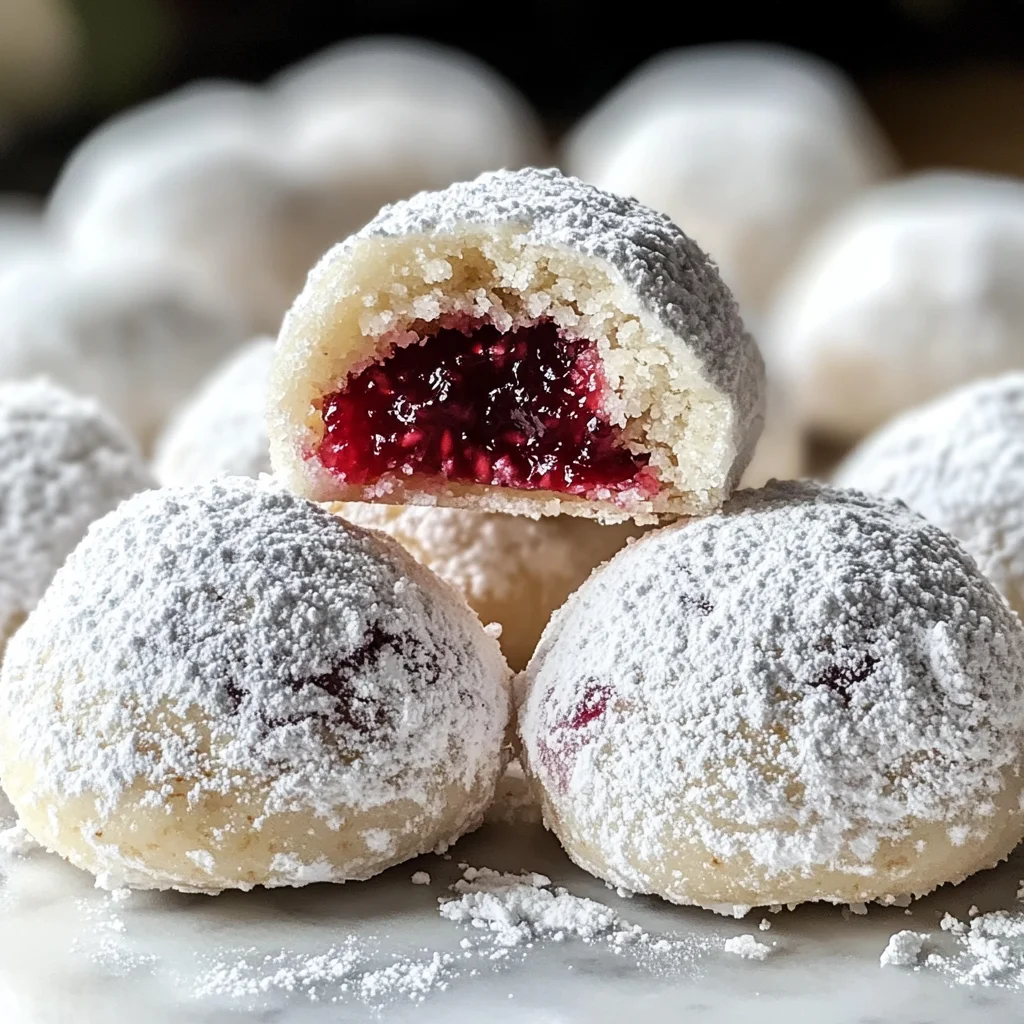 Raspberry Almond Snowball Cookies: A Delightful Treat!